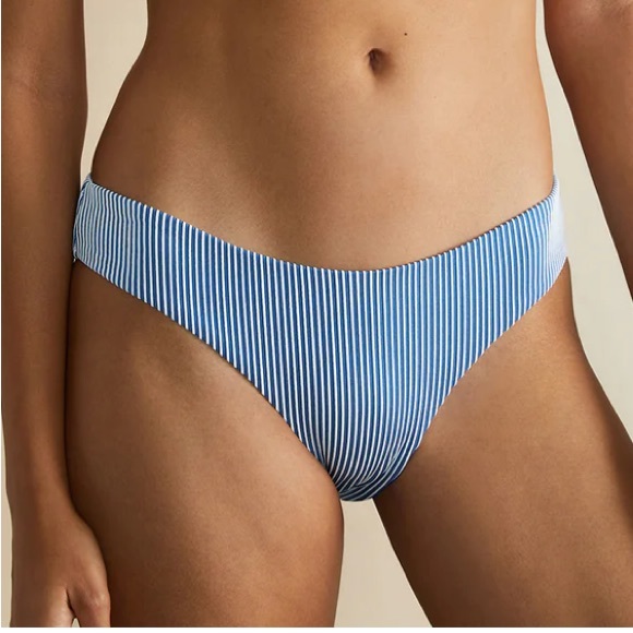 Onia Daisy Bikini Bottom - Snorkel Blue Size Medium - Picture 2 of 8